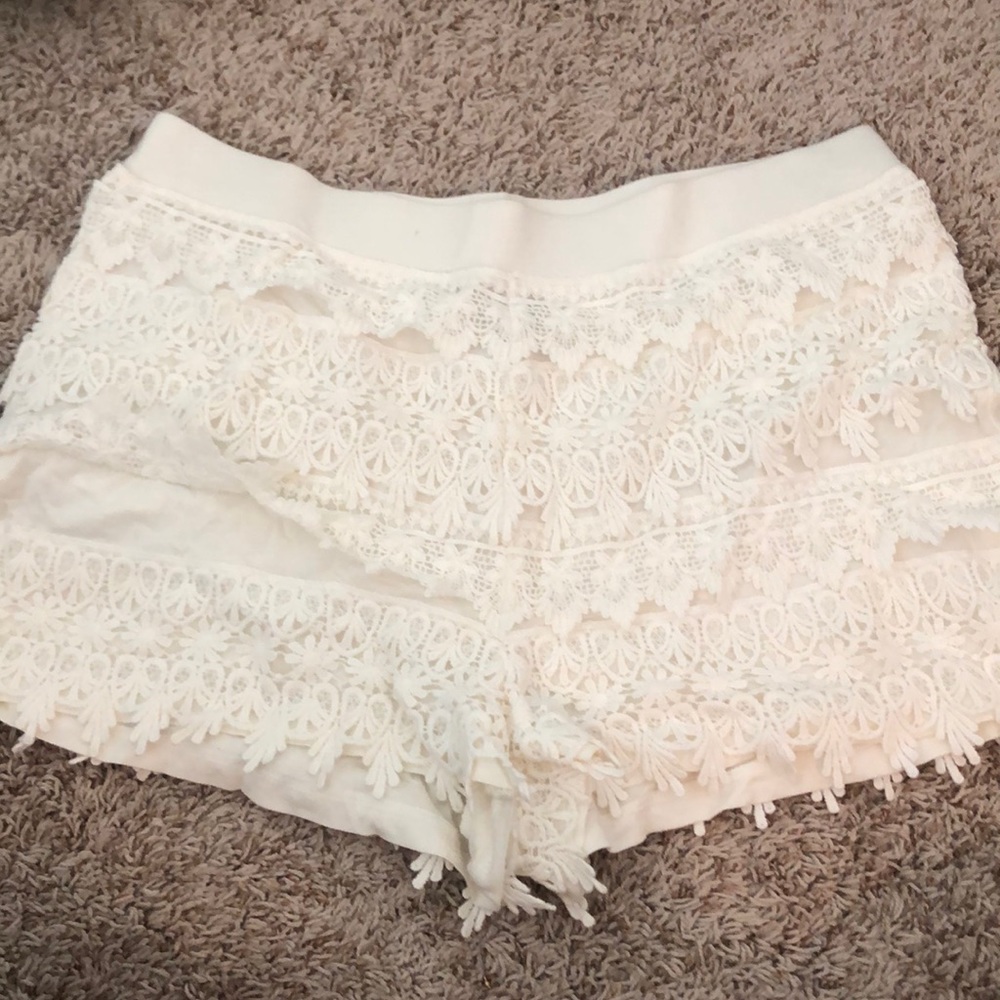 express lace shorts